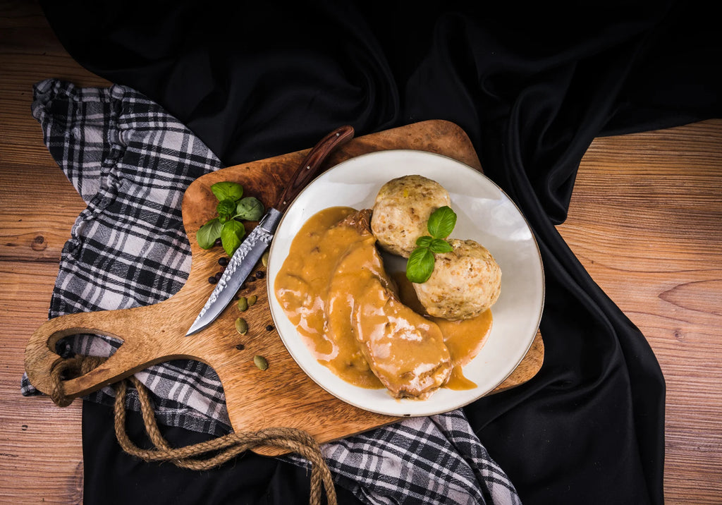 Kalbsbraten im Glas