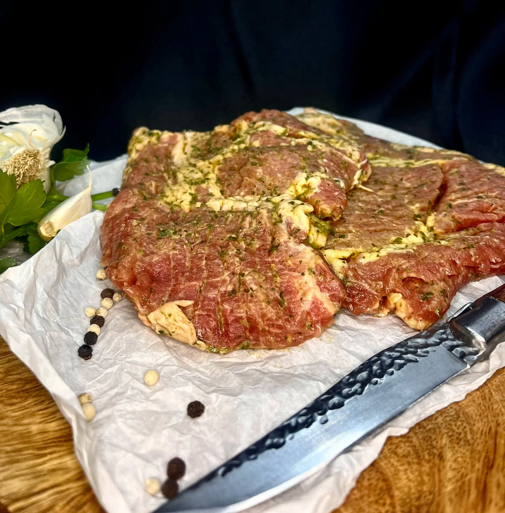 Kamm-Steaks (Kräuter)