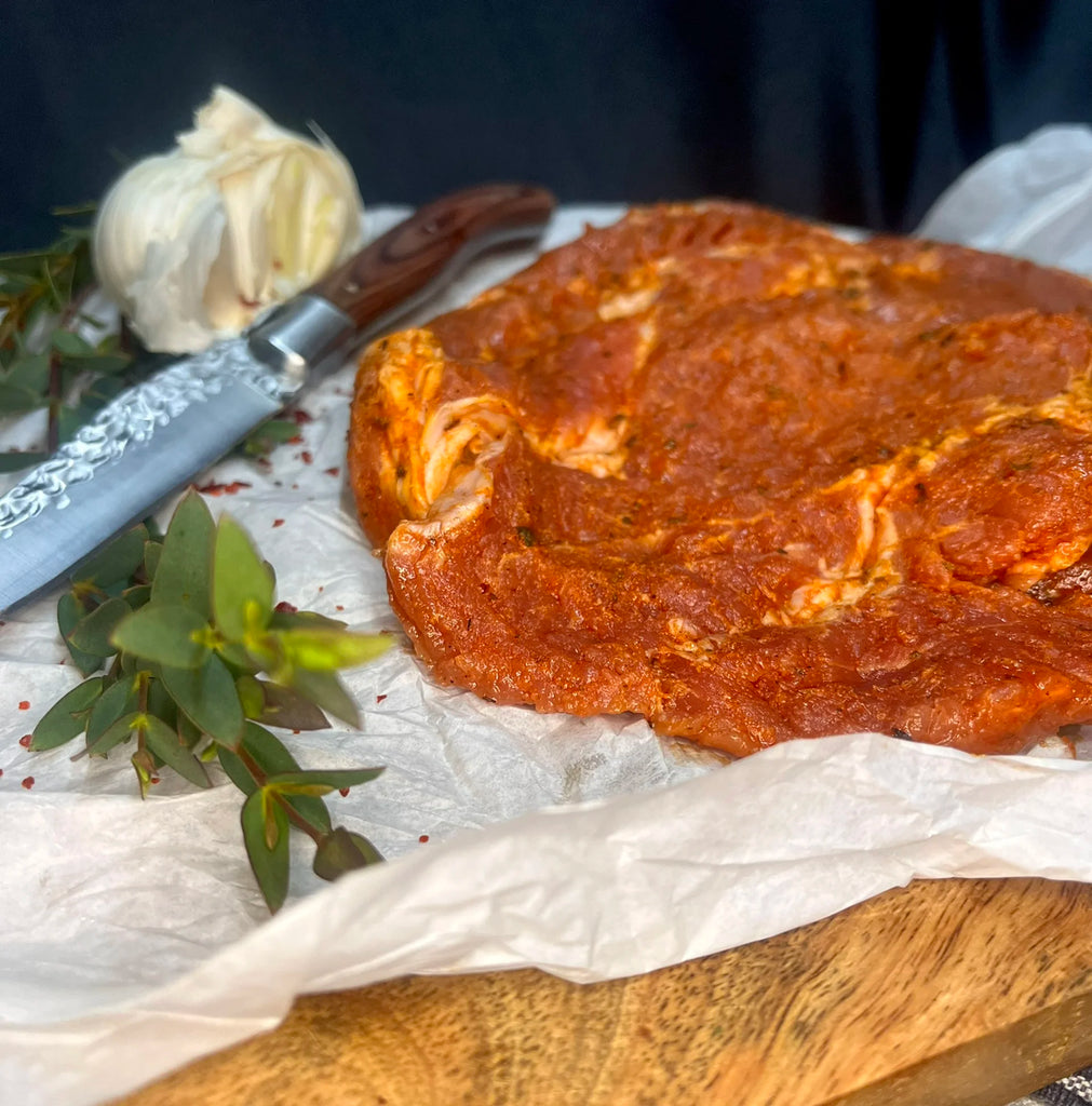 Kamm-Steaks (Paprika)