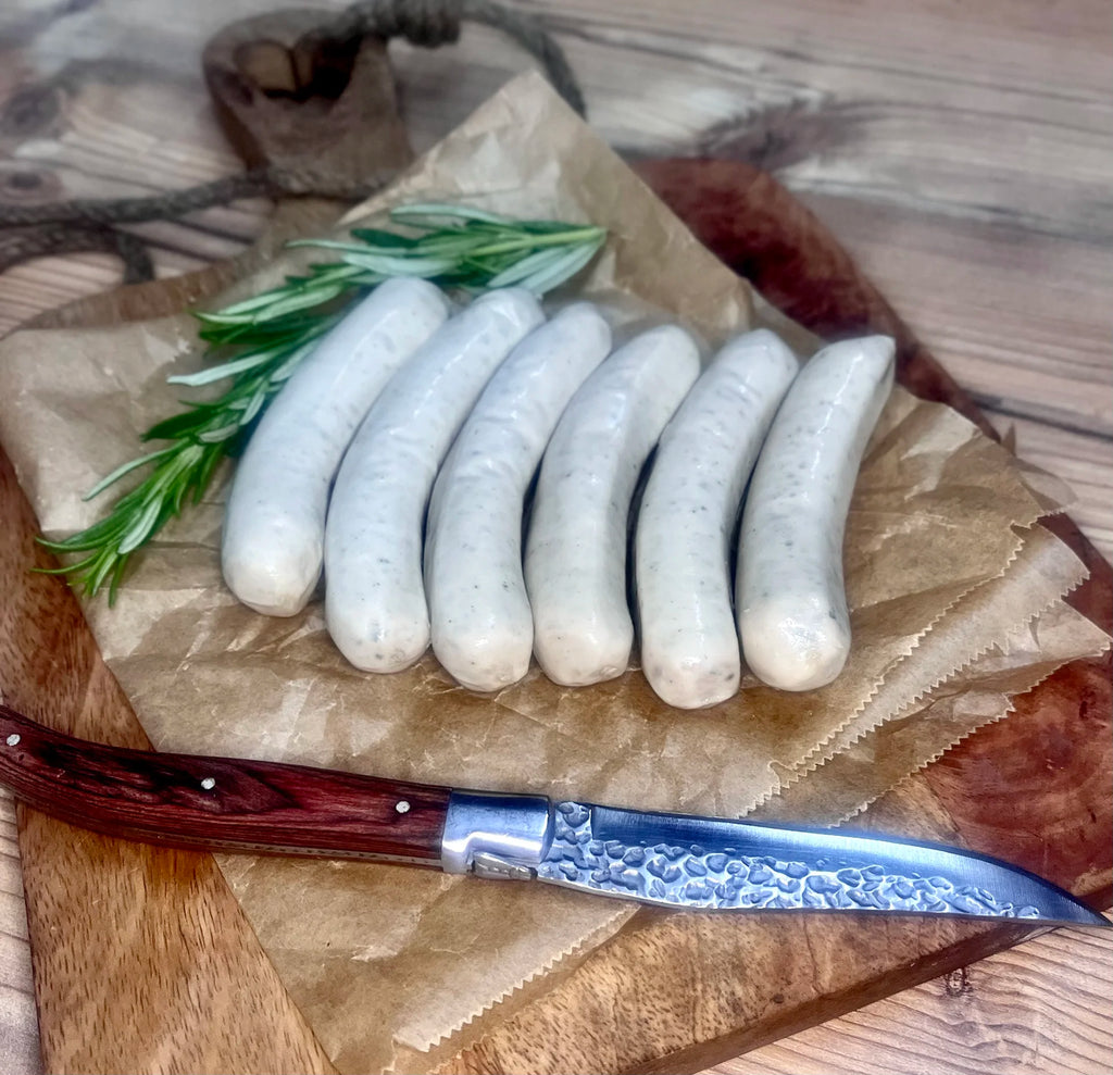 Kleine Bratwürste (gebrüht)