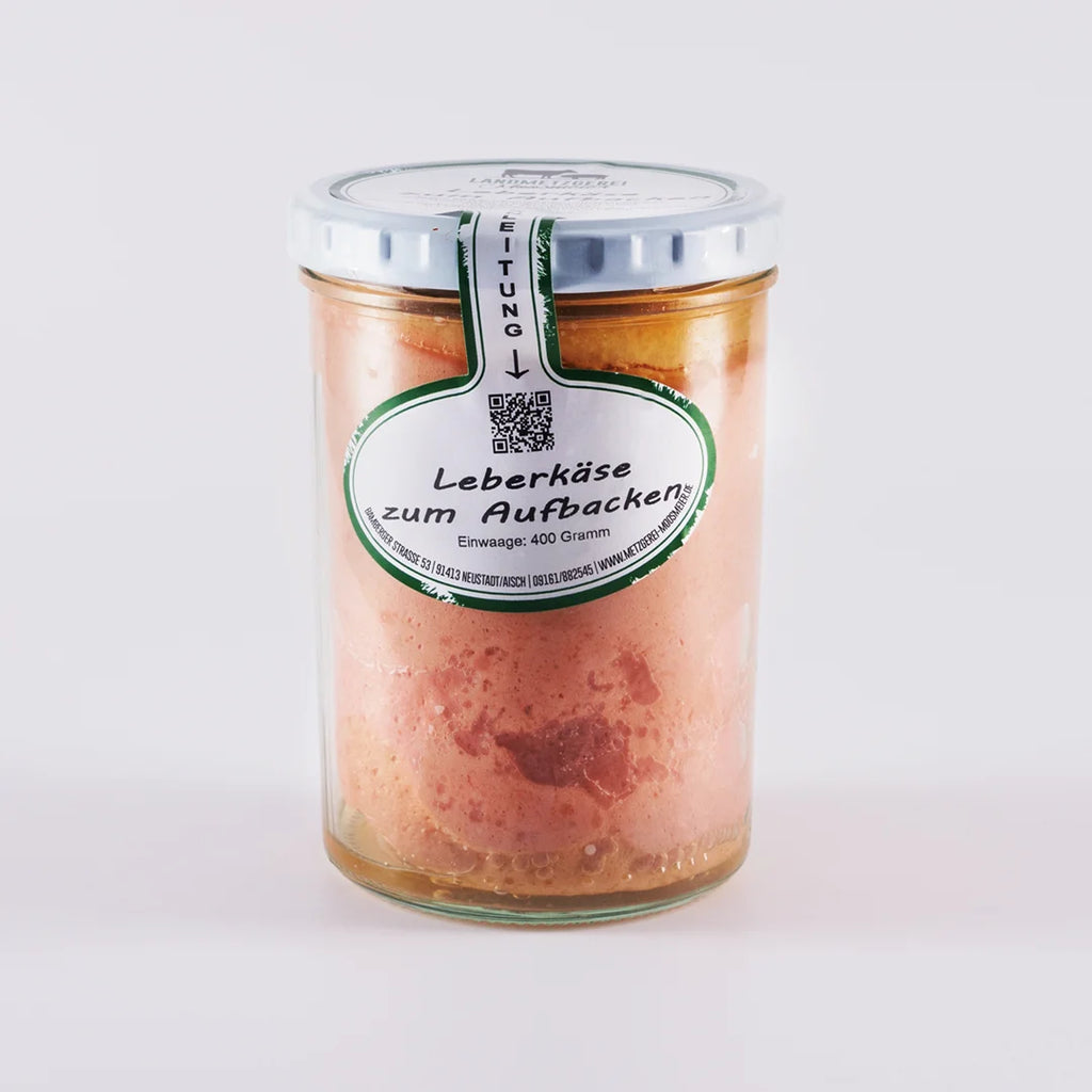 leberkäse aufbewahren Leberkäse (Fleischkäse) im Glas