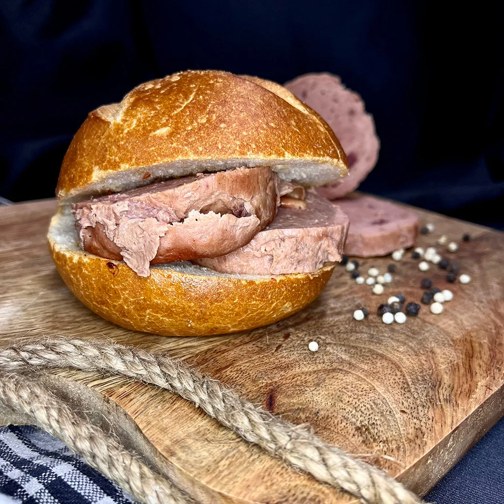 Original Leberkäse im Glas