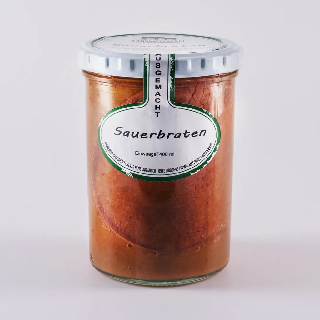 Sauerbraten im Glas