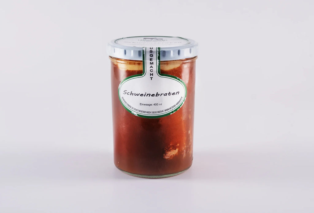 Schweinebraten im Glas