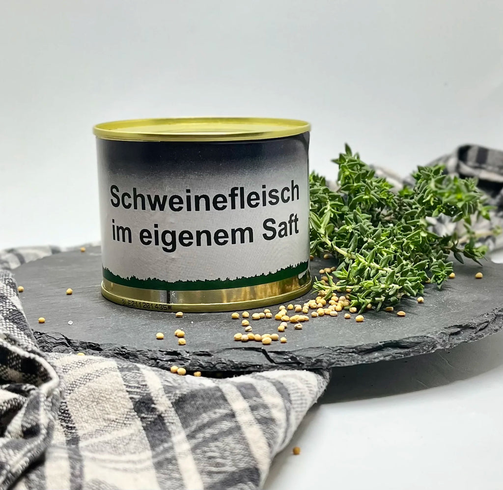 Schweinefleisch-Dose