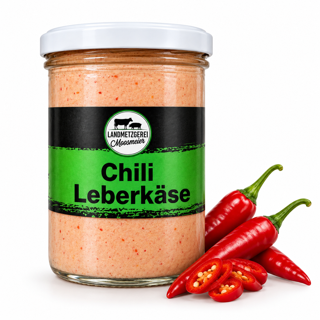 Chili-Leberkäse im Glas
