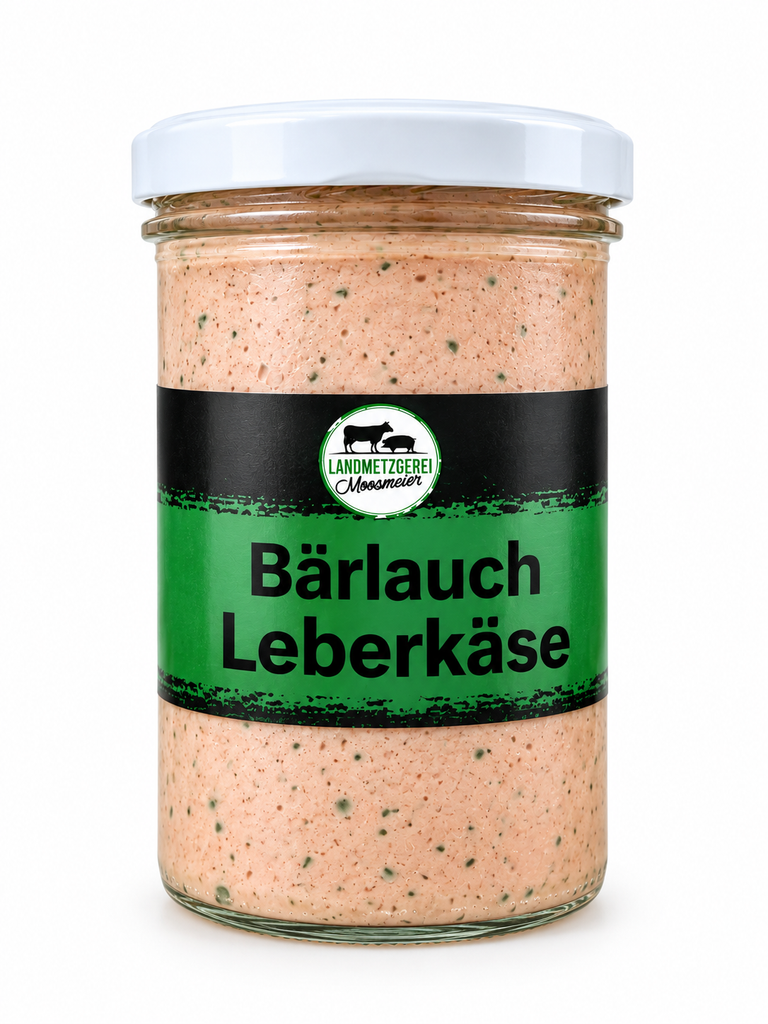 Bärlauch-Leberkäse im Glas