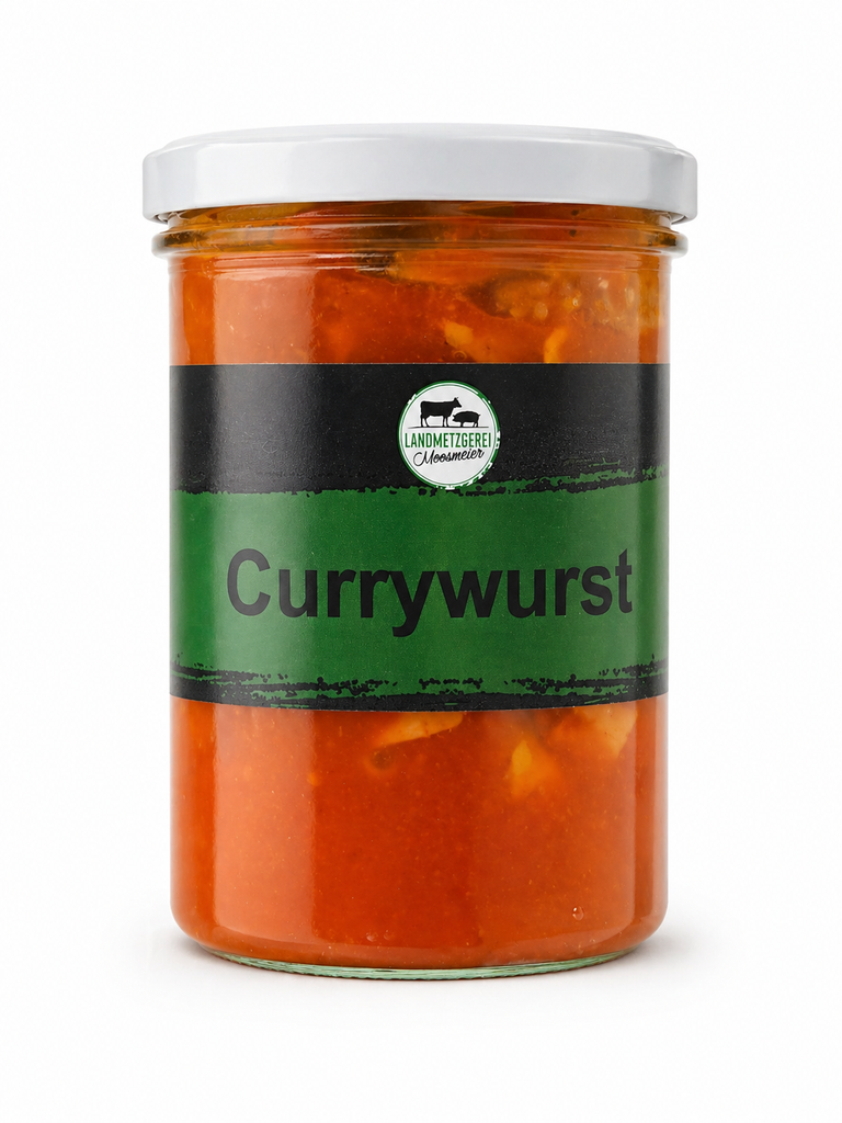 Currywurst im Glas
