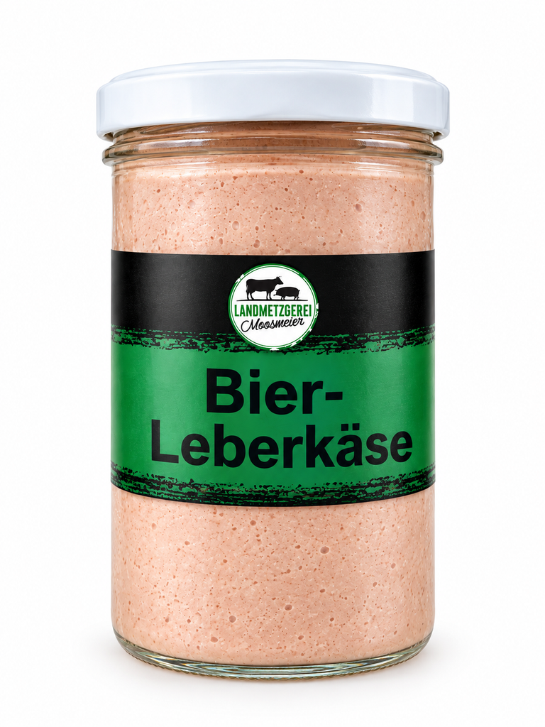 Bier-Leberkäse im Glas